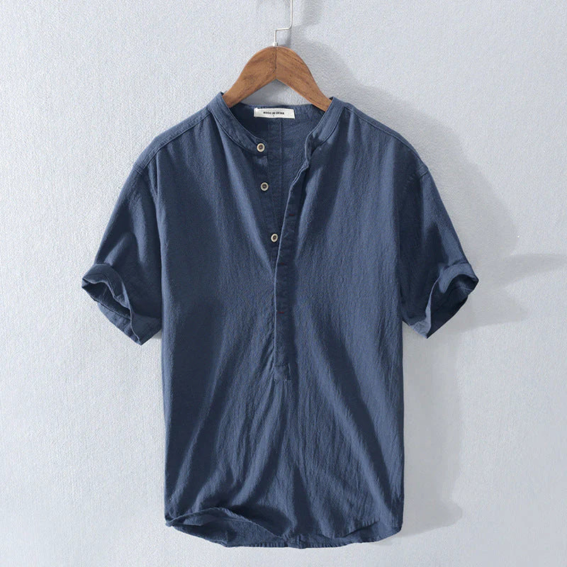 Zebulon - Camicia Casuale a Maniche Corte