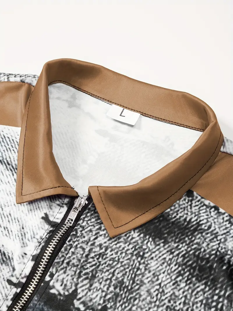 Zerem - Camicia a Maniche Lunghe con zip e Blocchi di Colore - Image 9