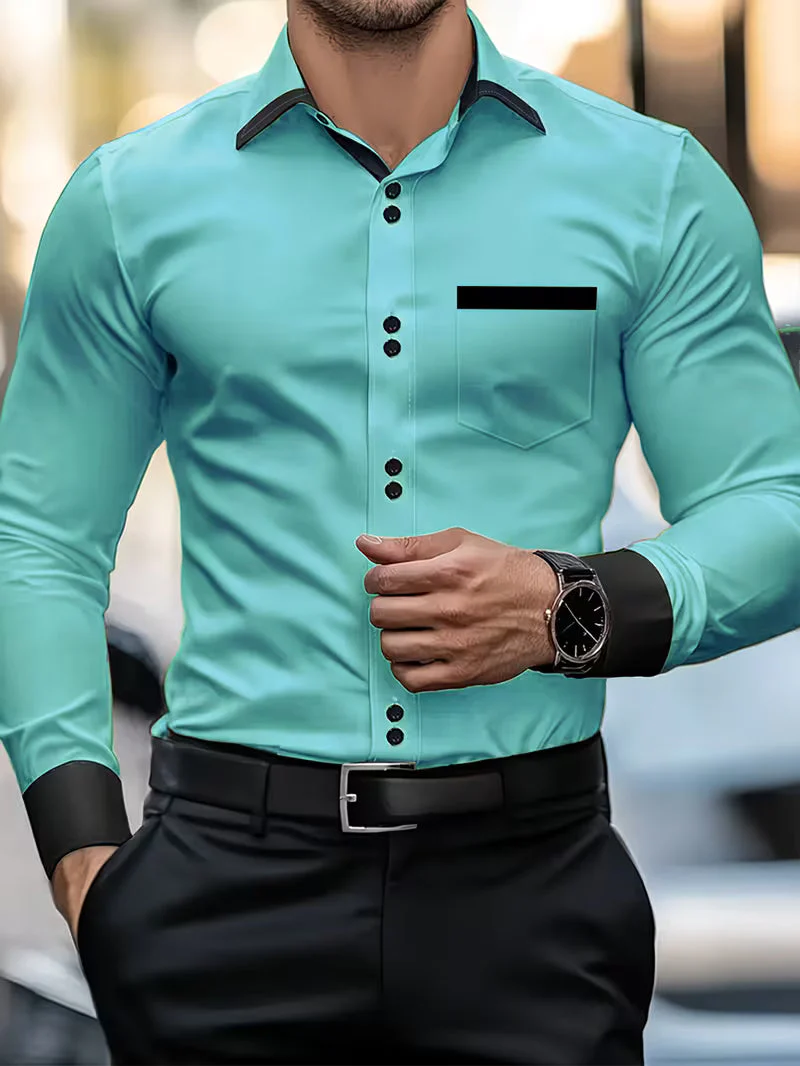 Zigmas - Elegante Camicia a Maniche Lunghe Con Bottoni - Image 7