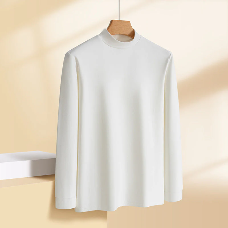 Zimran - Camicia a Maniche Lunghe Con Collo Rotondo - Image 4