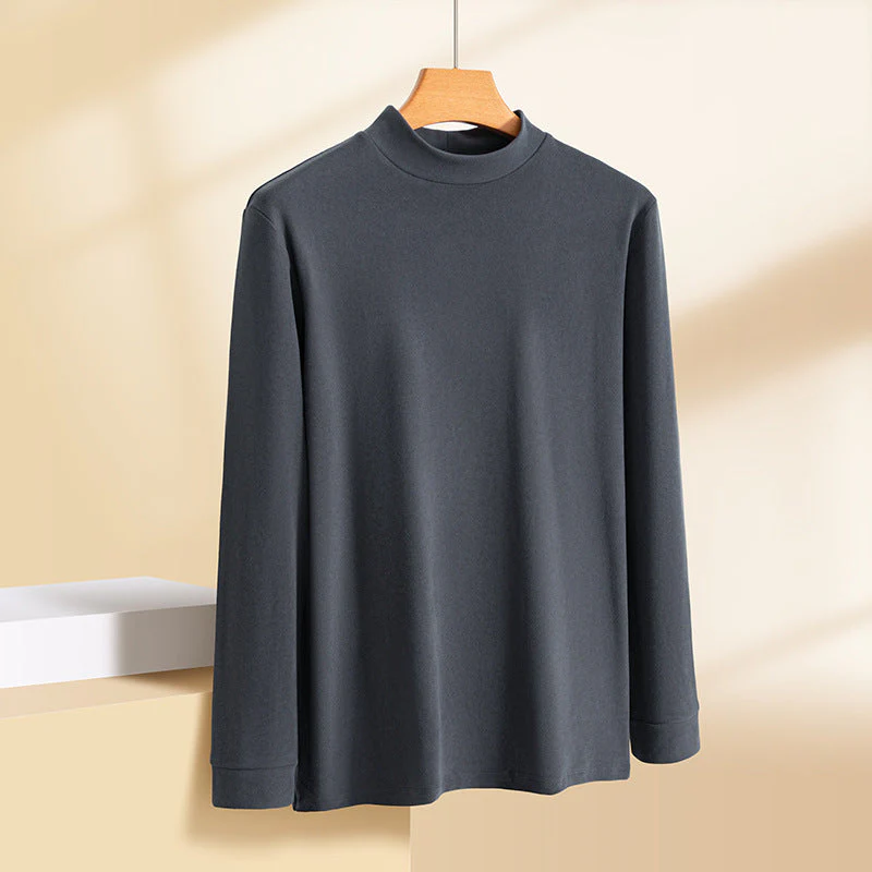Zimran - Camicia a Maniche Lunghe Con Collo Rotondo - Image 7