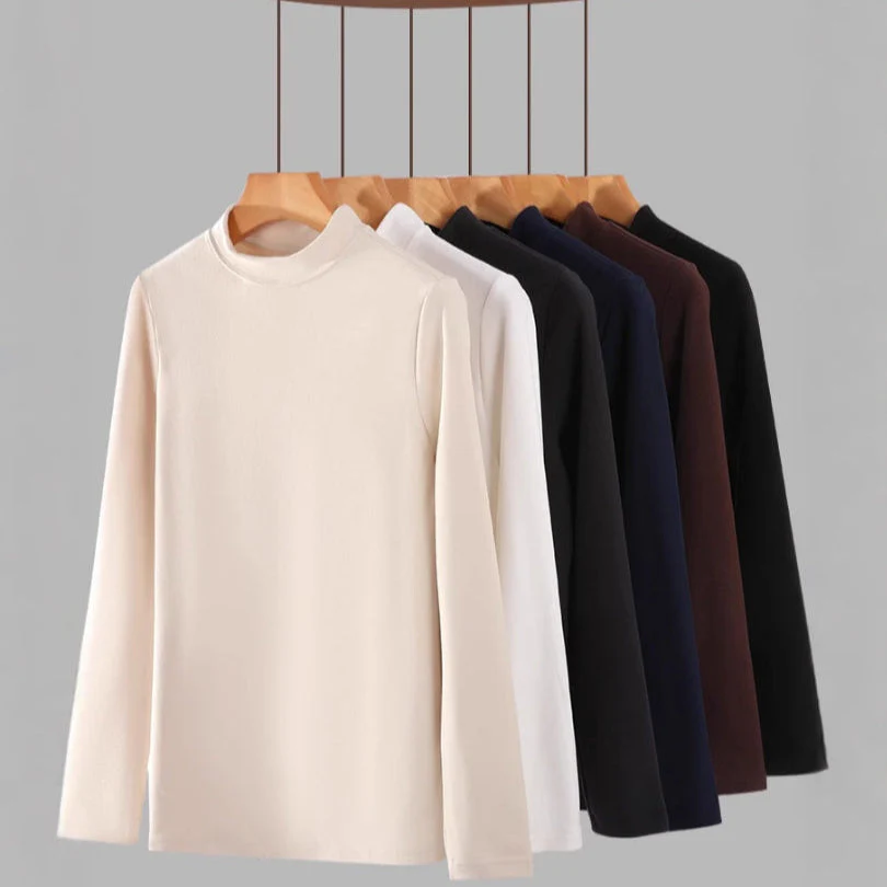 Zimran - Camicia a Maniche Lunghe Con Collo Rotondo - Image 9