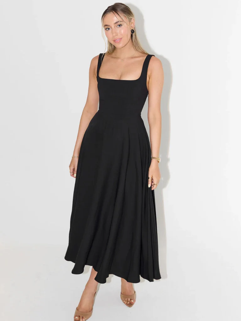 Zinovia - Elegante Abito Senza Maniche - Image 19