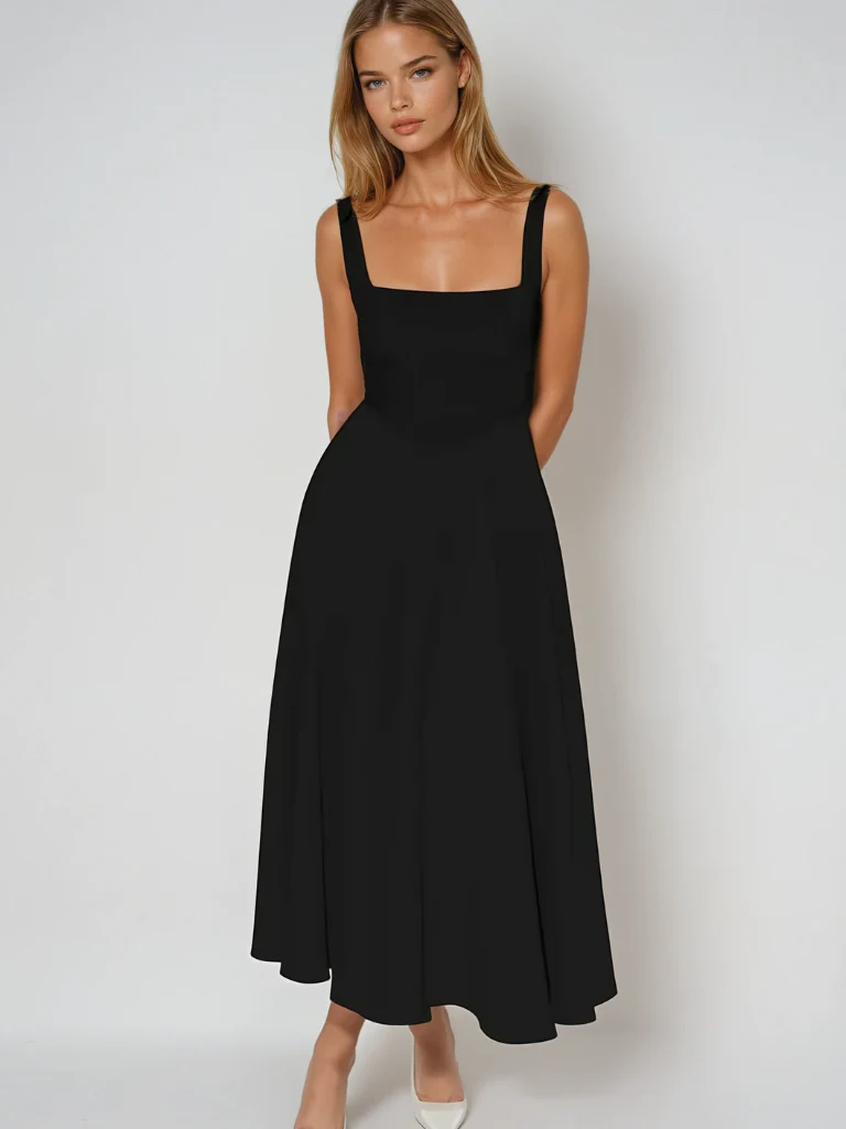 Zinovia - Elegante Abito Senza Maniche - Image 22