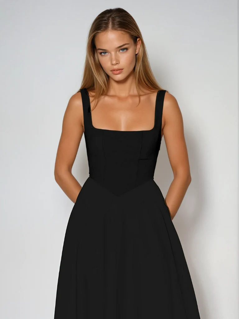 Zinovia - Elegante Abito Senza Maniche - Image 23