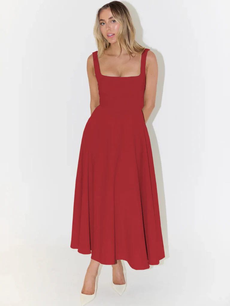 Zinovia - Elegante Abito Senza Maniche - Image 3