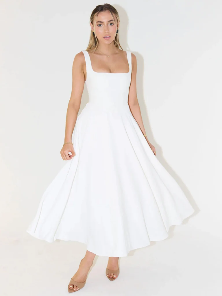 Zinovia - Elegante Abito Senza Maniche - Image 6