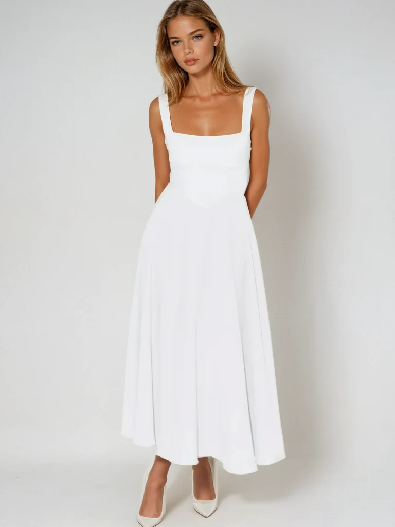 Zinovia - Elegante Abito Senza Maniche - Image 7